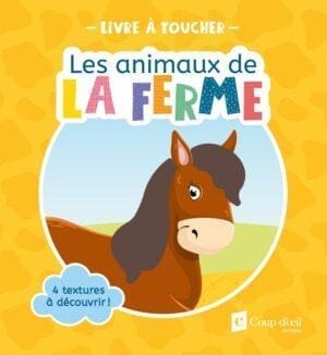 Les animaux de la ferme | livre à toucher