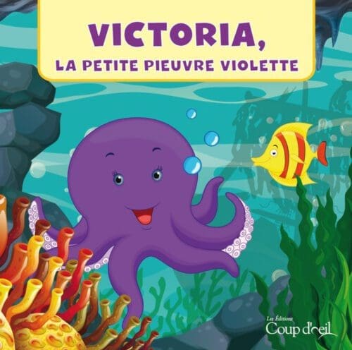 Victoria, la petite pieuvre violette (Livre de bain)
