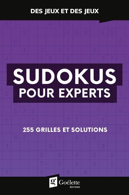 Des jeux et des jeux – Sudokus pour experts