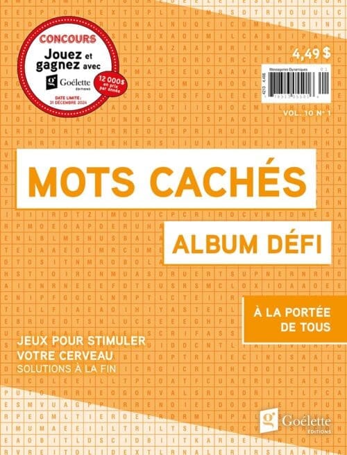 Album défi mots cachés V10 N1