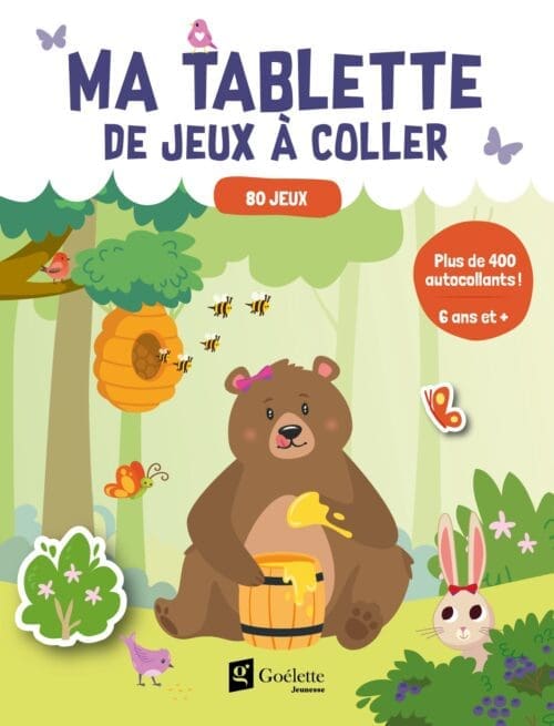 Ma tablette de jeux à coller (6 ans et plus)