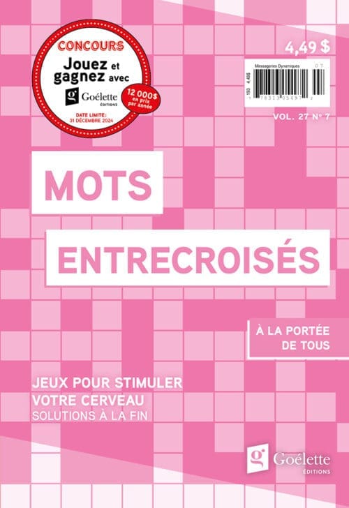 Mots entrecroisés V27 N7