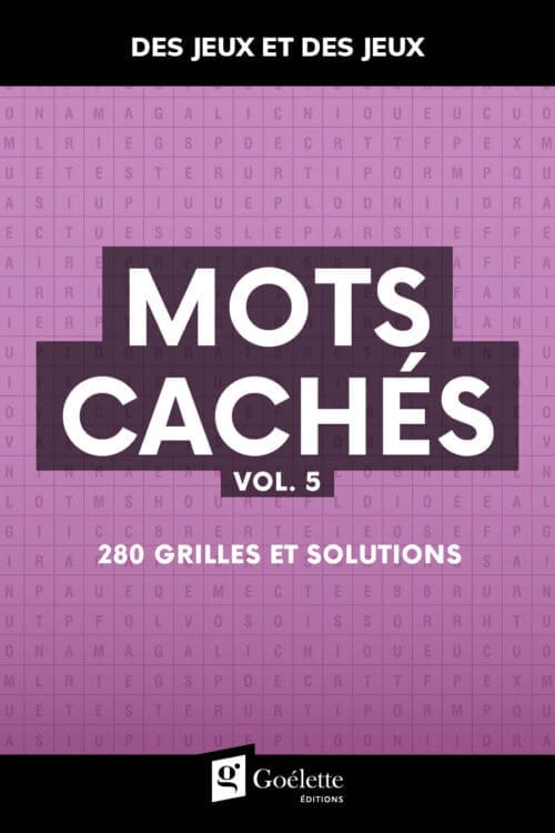 Des jeux et des jeux – Mots cachés vol.5