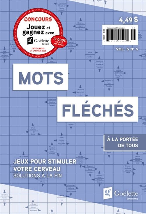 Mots fléchés V5 N5