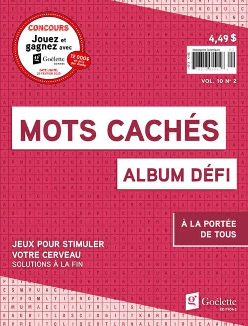 Album défi mots cachés V10 N2