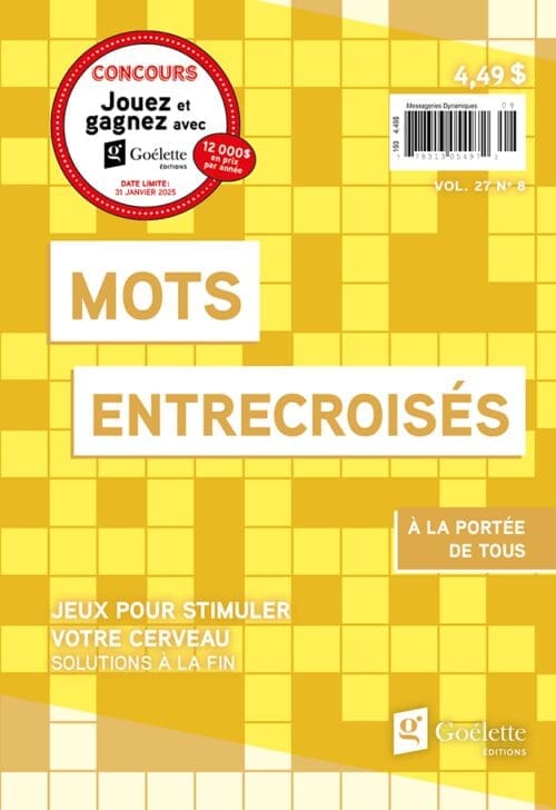 Mots entrecroisés V27 N8