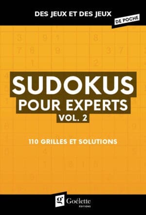 Des jeux et des jeux de poche - Sudokus pour experts vol. 2