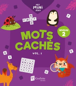 Mes mini jeux - Mots cachés niveau 2 (vol. 1)