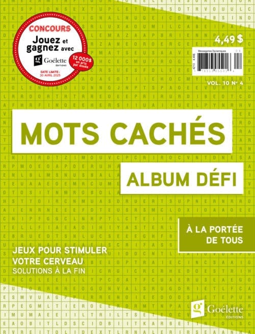 Album défi mots cachés V10 N4