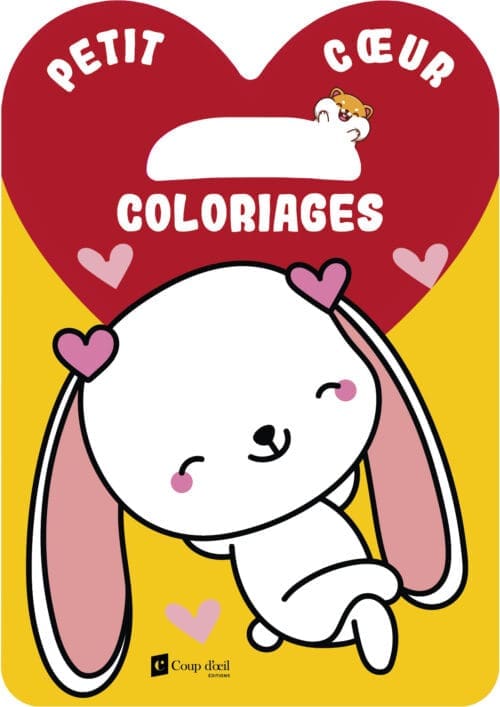 Coloriages Petit cœur  – Lapins