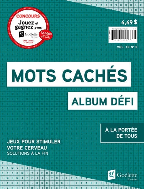 Album défi mots cachés V10 N5