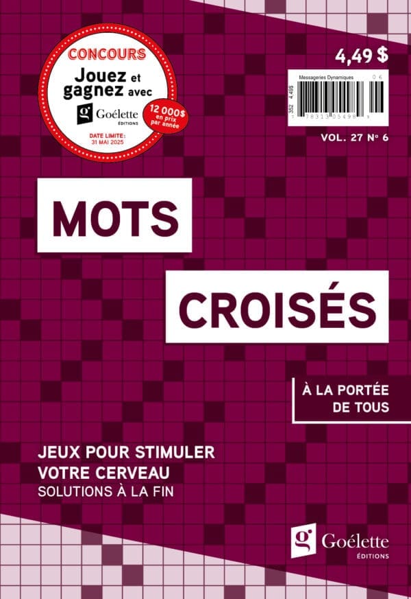 Mots croisés V27 N6