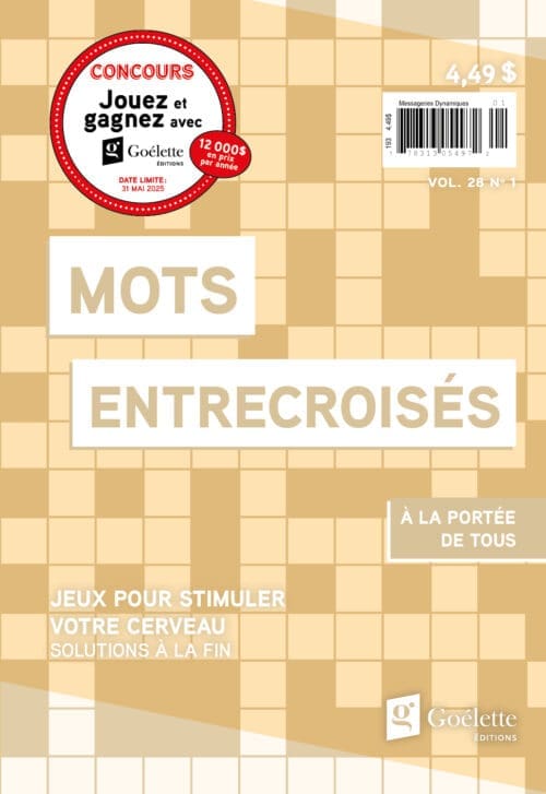 Mots entrecroisés V28 N1