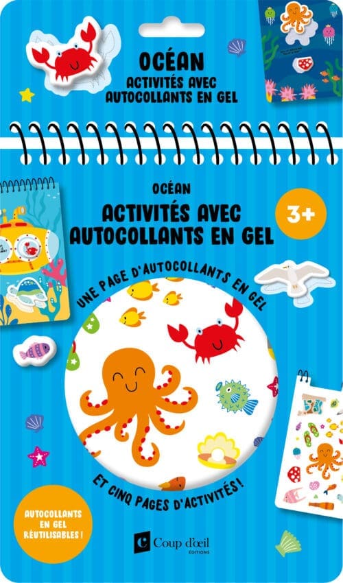 Activités avec autocollants en gel – Océan