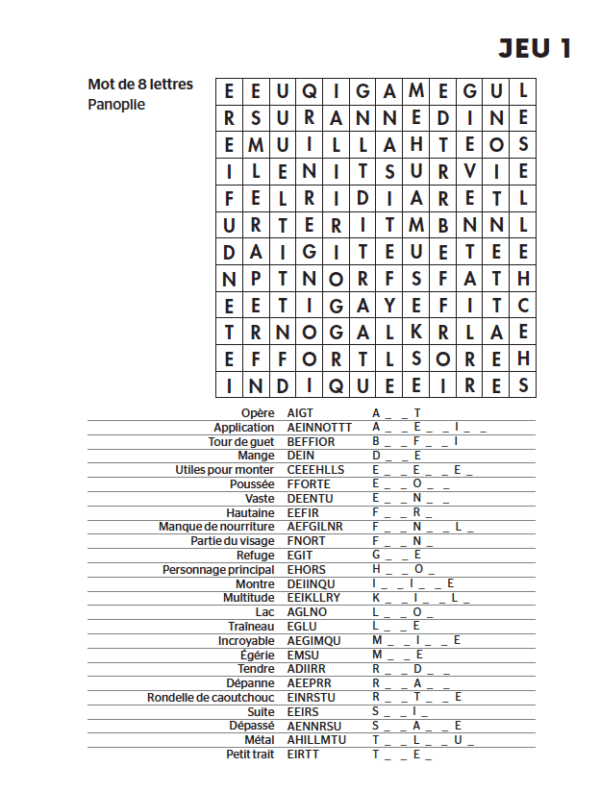 Des jeux et des jeux gros caractères - Mots débrouillés vol. 3 – Image 2