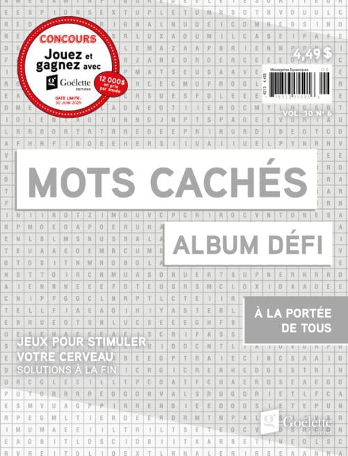 Album défi – mots cachés V10 N6