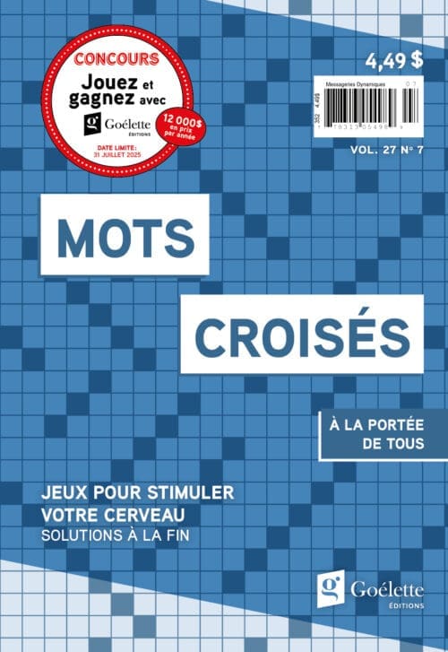 Mots croisés V27 N7