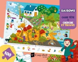Casse-tête cherche et trouve - Saisons
