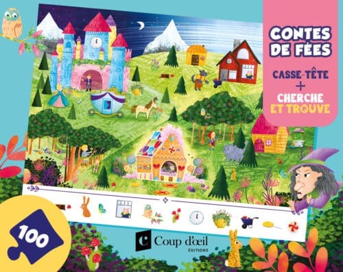 Casse-tête cherche et trouve – Contes de fées