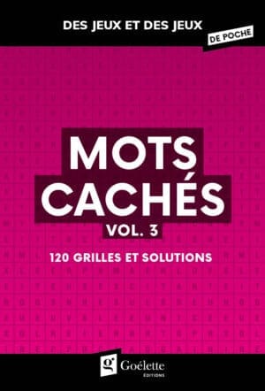 Des jeux et des jeux de poche - Mots cachés vol. 3