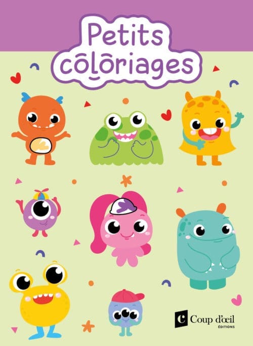 Petits coloriages – Monstres amusants