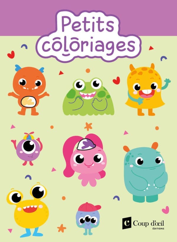 Petits coloriages - Monstres amusants